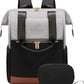 Travel Laptop Large Capacity Contrast Color Backpack