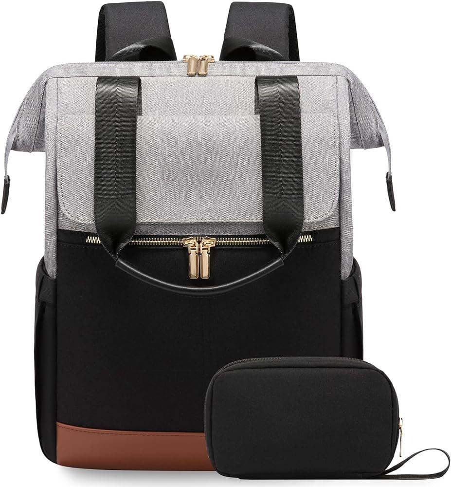 Travel Laptop Large Capacity Contrast Color Backpack