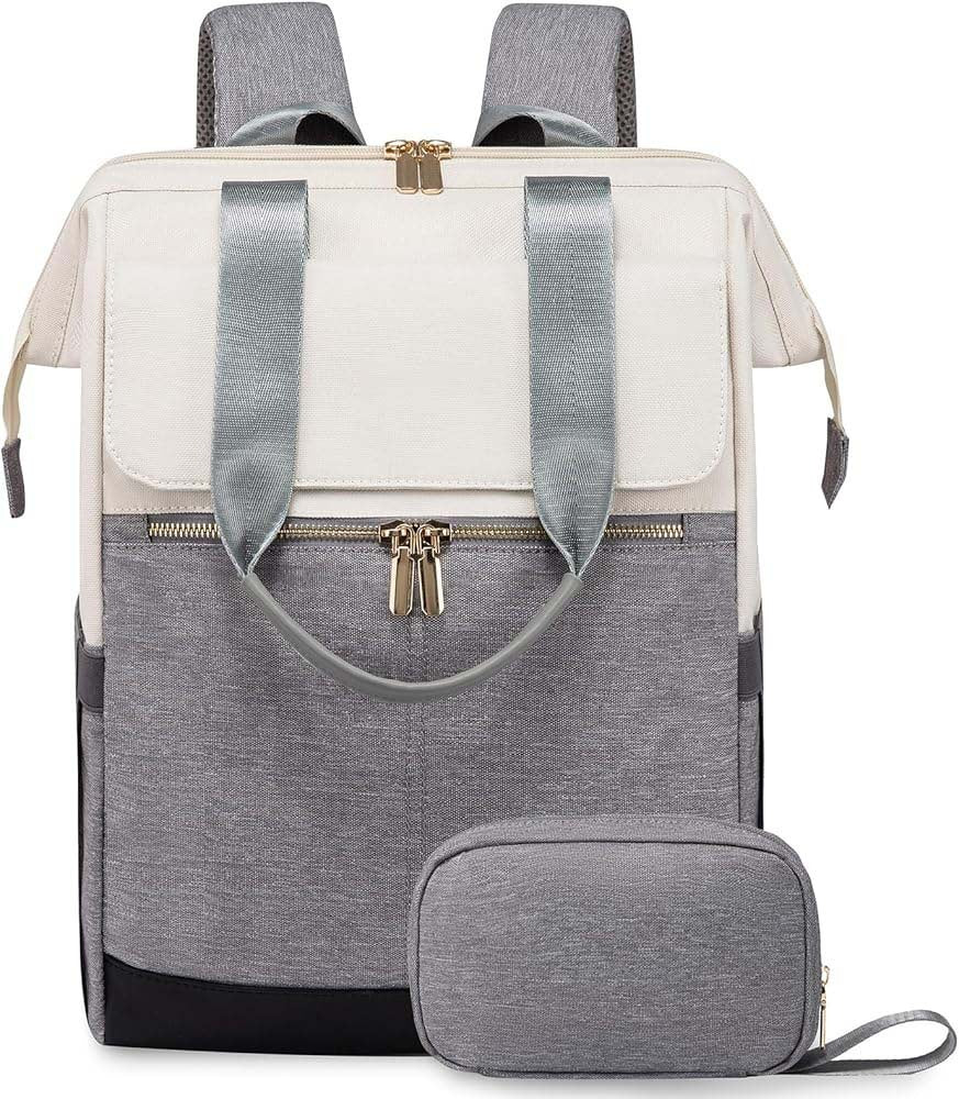 Travel Laptop Large Capacity Contrast Color Backpack