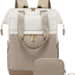 Travel Laptop Large Capacity Contrast Color Backpack
